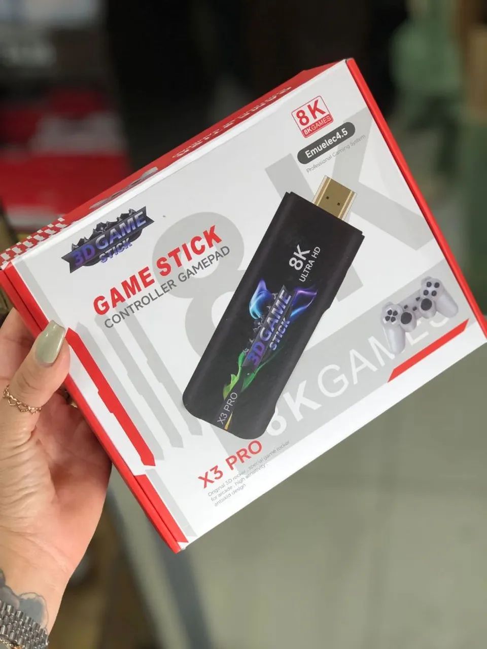 Game Stick retrô X3 Pro 
