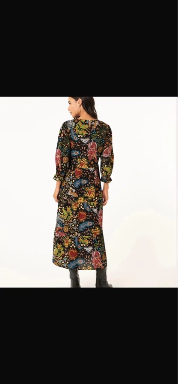 Vestido longo estampado floral - Foto 2