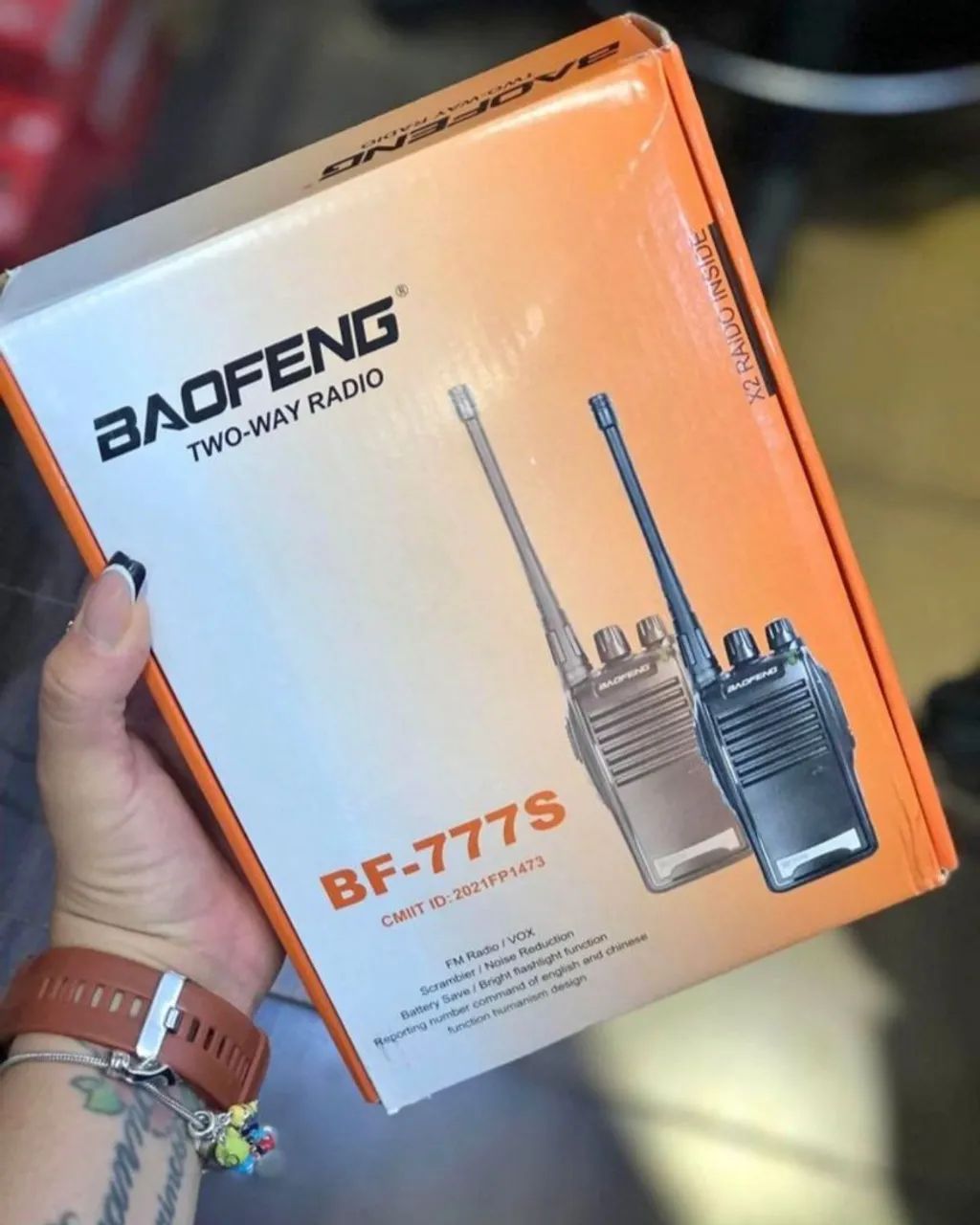 Rádio Comunicador Baofeng BF-777S - Ideal para Trabalho!