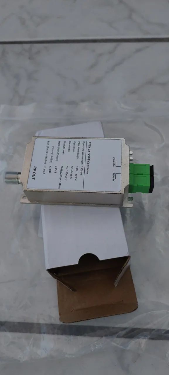 Conversor De Nó Wdm De Fibra Óptica Catv Ftth -fs - Foto 2