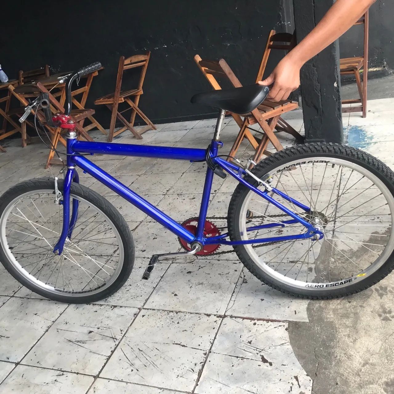 Bike 26 com aro aero e inox - Foto 5