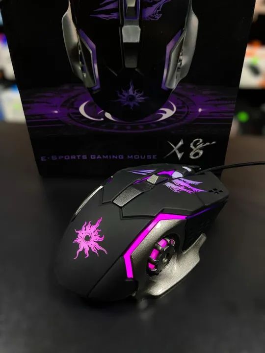 MOUSE GAMER X8 LED - Foto 2