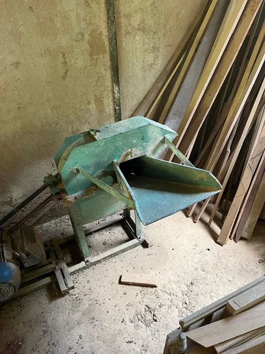 Moinho de capim é faz fubá 