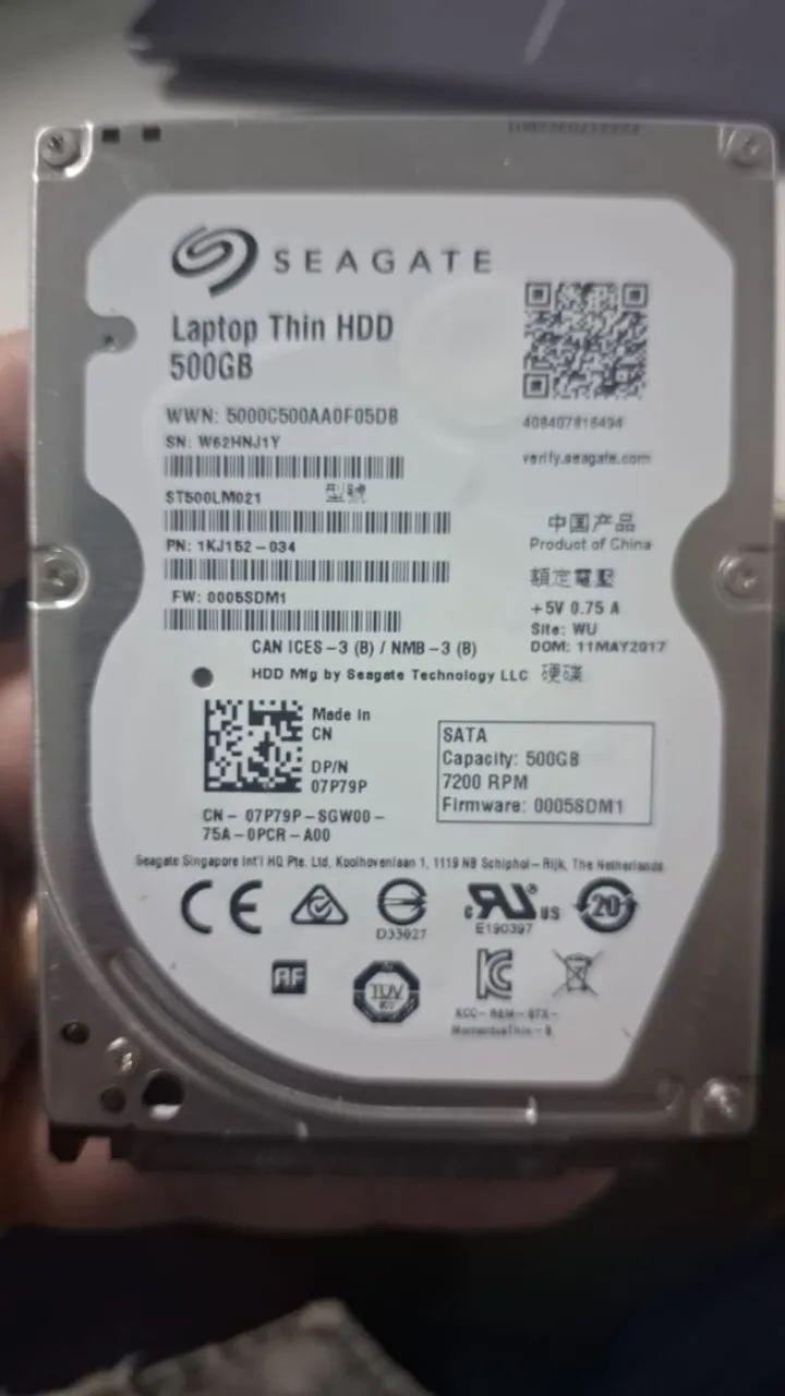 HD SATA 500GB 
