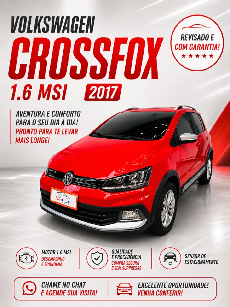 Volkswagen Crossfox CROSSFOX  I MOTION 1.6 T. Flex 16V 5p 2018