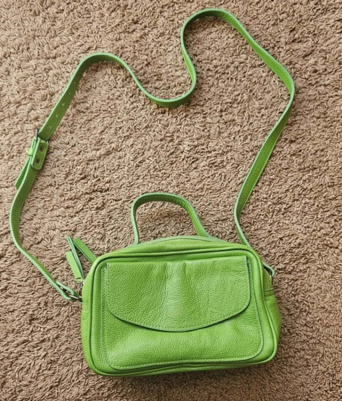 Bolsa de Couro Verde