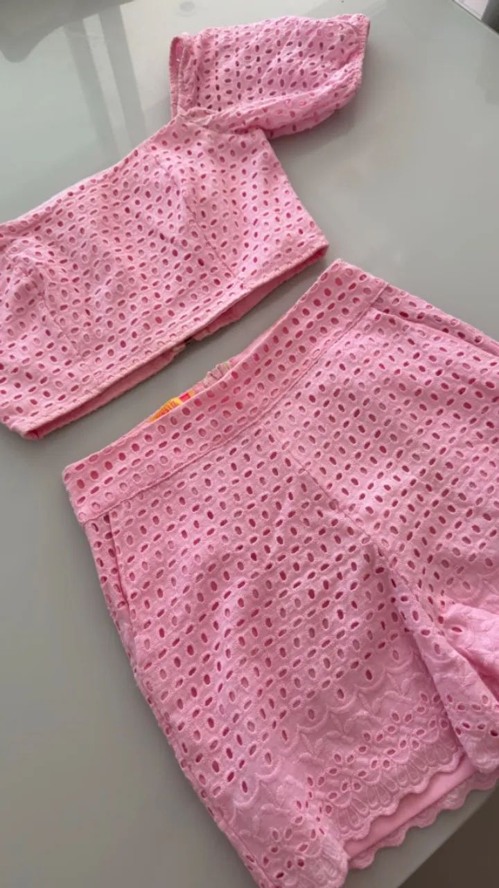 conjunto lindo todo no lese bordado  - Foto 2