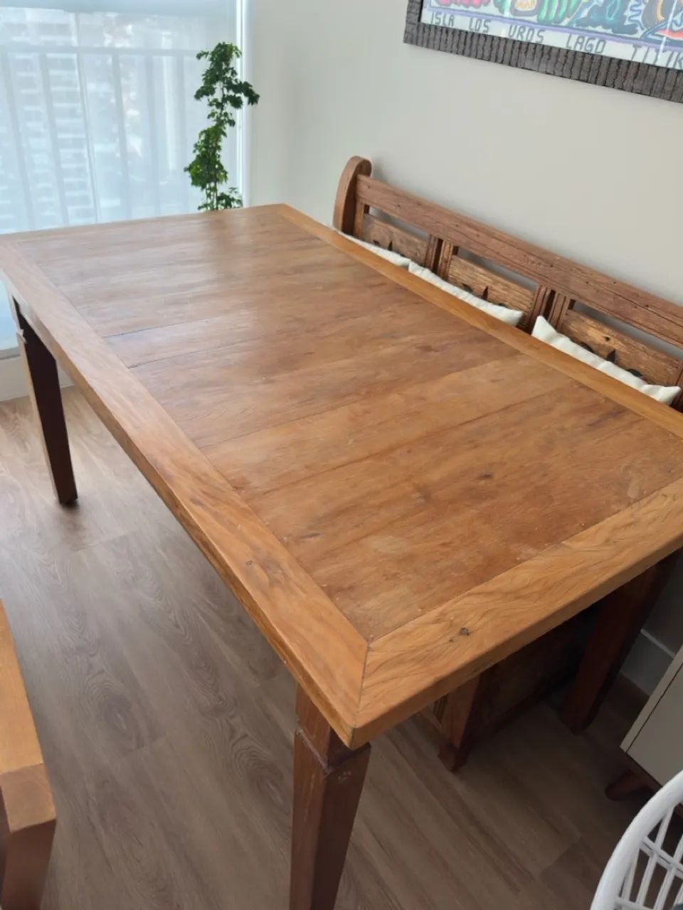 Mesa Rústica Peroba Rosa 
