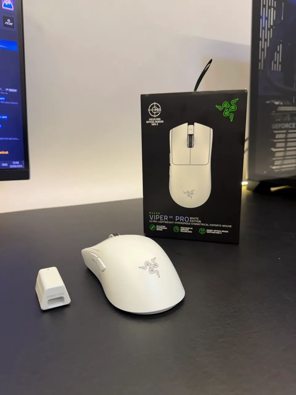Mouse Razer Viper V3 PRO Branco - Foto 2