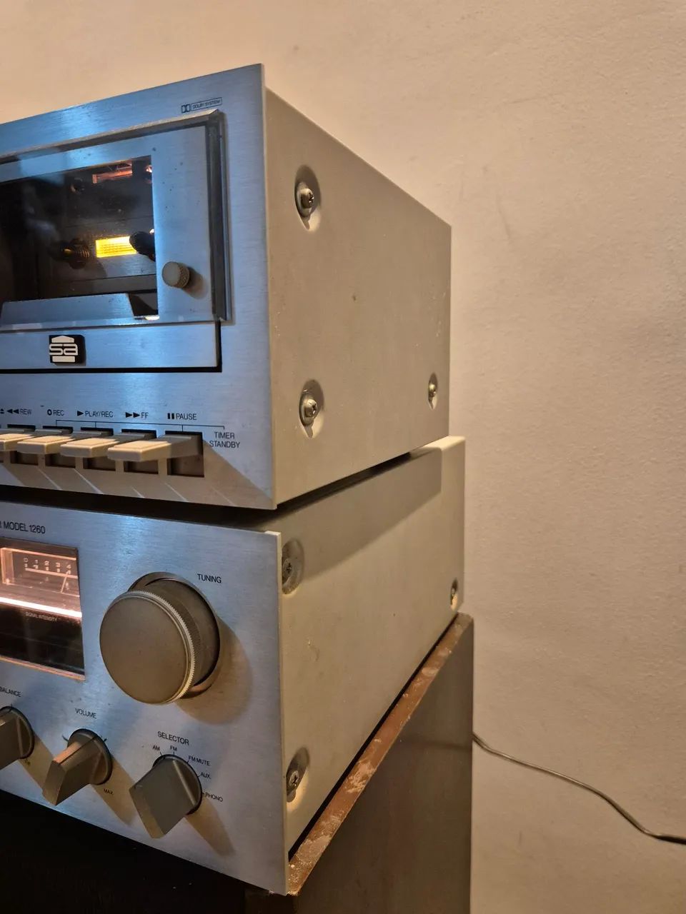 Receiver Gradiente 1260 + Tape deck CD 4000 - Foto 5