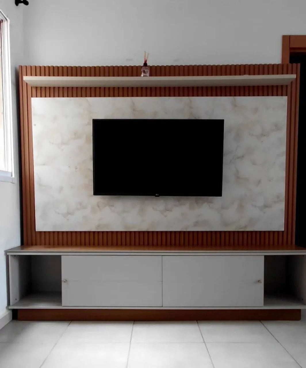 Estante com led