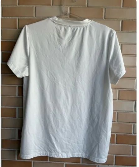 blusa shein branca cereja m - Foto 3