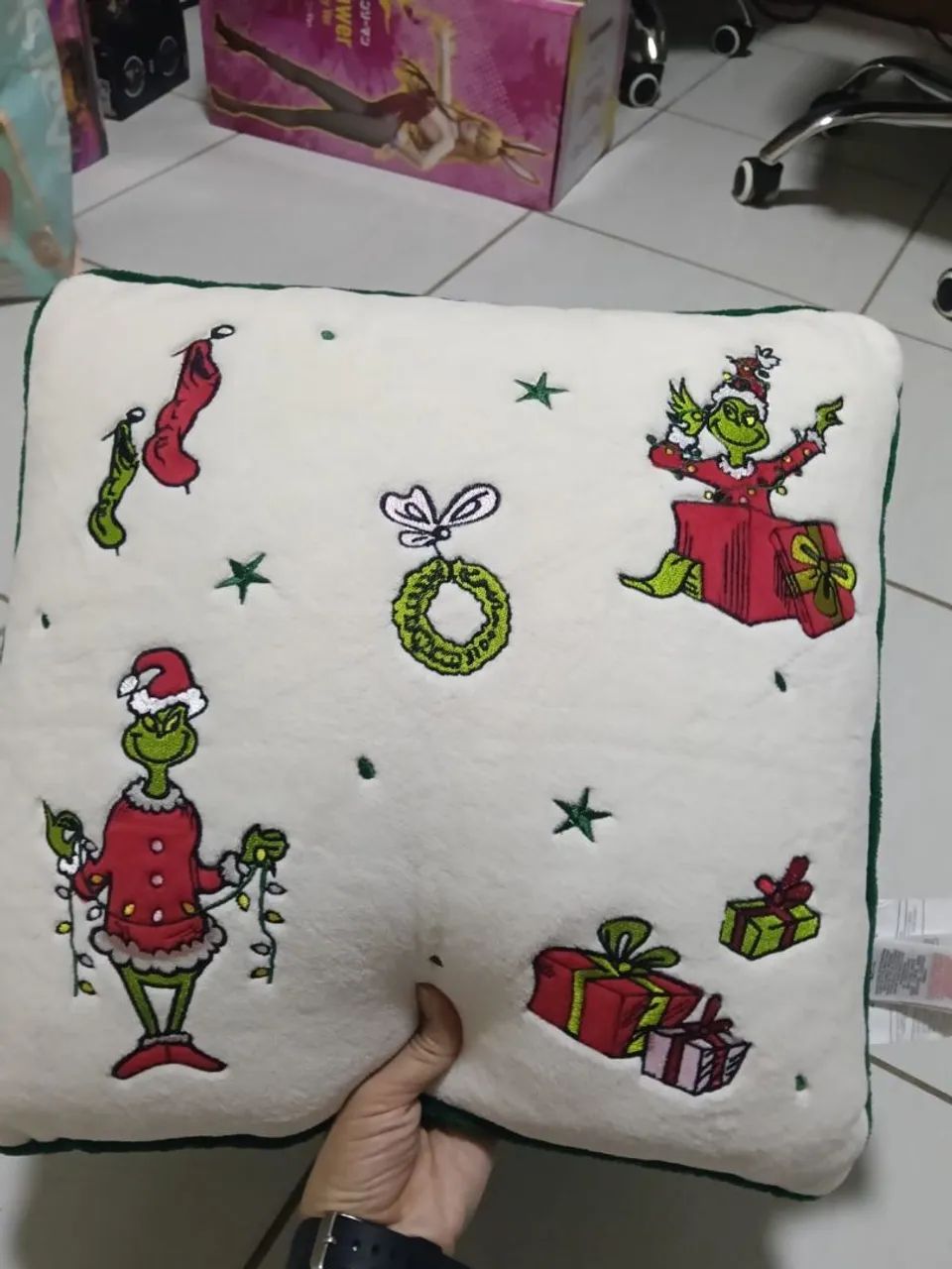 AAlmofada De Natal Grinch 