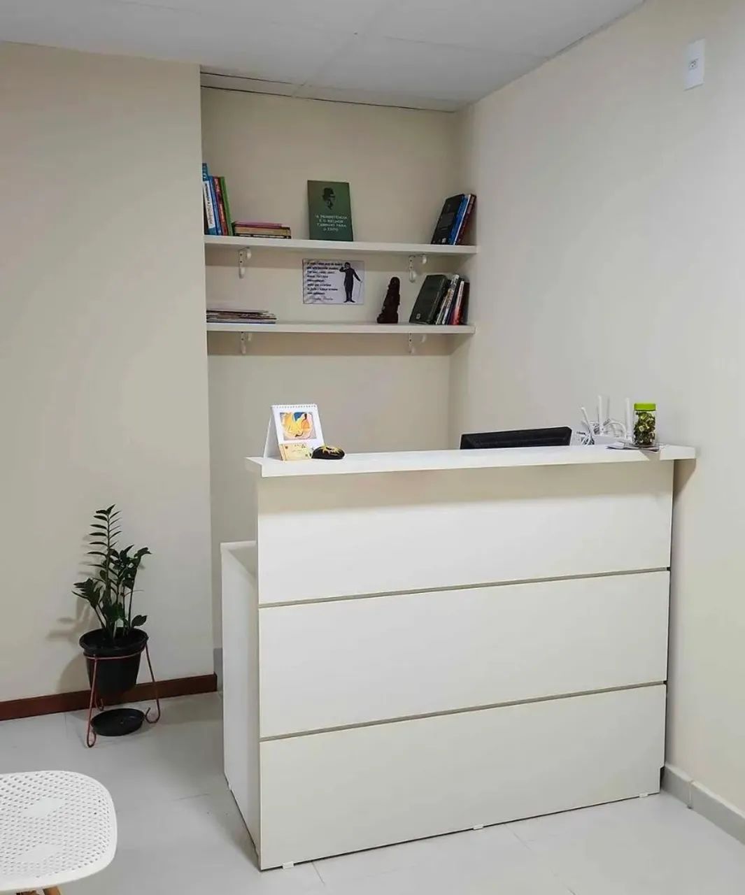 Balcão de recepção