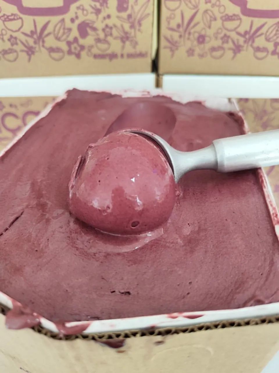 Potes 1 litro açai e sorvete  - Foto 2