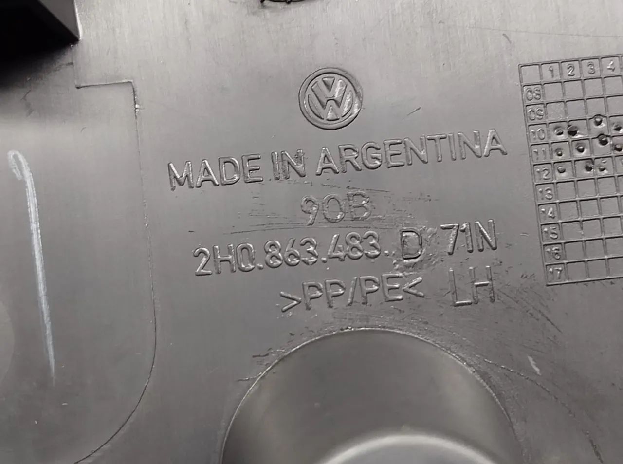Acabamento Coluna Pe Dianteiro Amarok 10/23 Le * 52103 - Foto 2