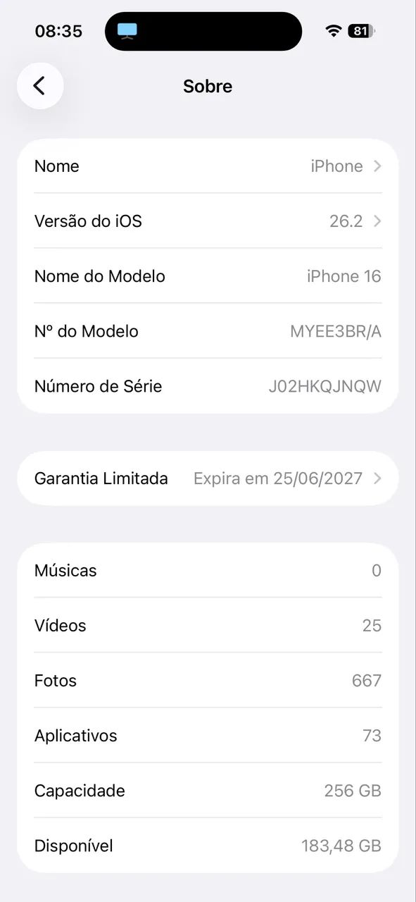 IPhone 16 256GB bateria 100% - Foto 2