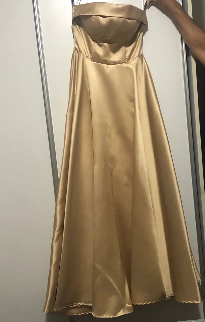 Vestido de festa dourado  - Foto 2