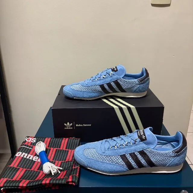 tênis adidas sl76 wales bonner azul 44 - Calçados - Timbí