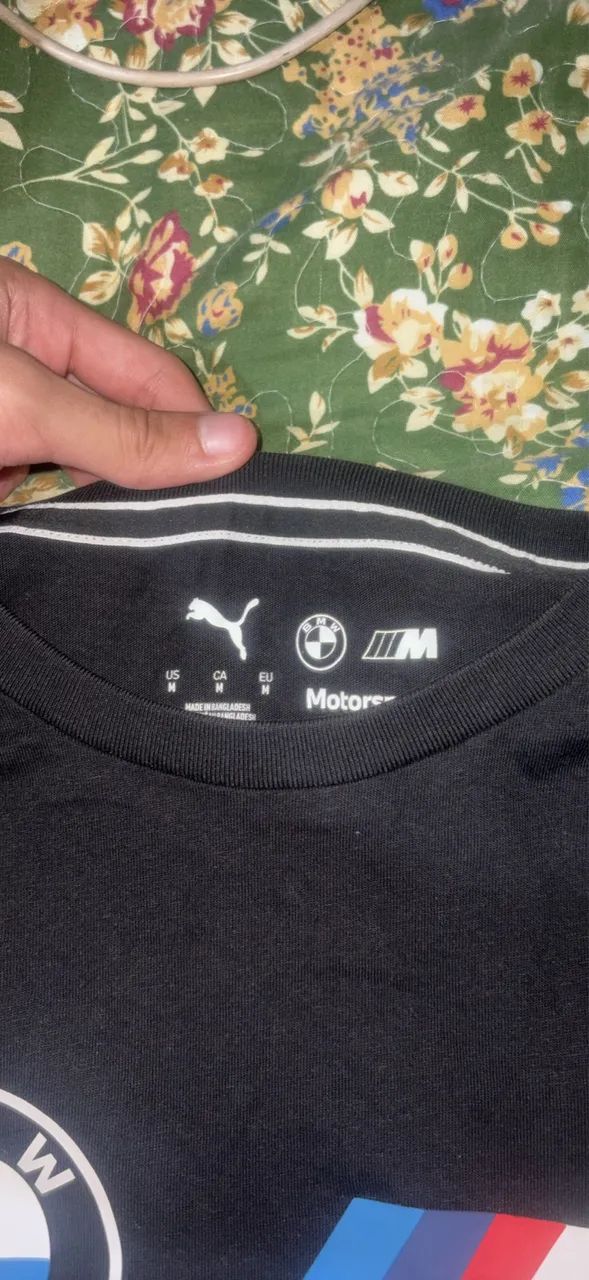 CAMISA BMW PRETA PUMA - Foto 2
