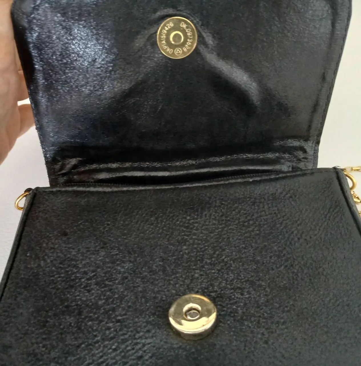 Bolsa de couro feminina pequena  - Foto 5