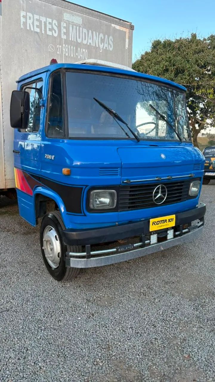 MB 708 E Ano 1987 baú 5 Mts !! - Foto 3