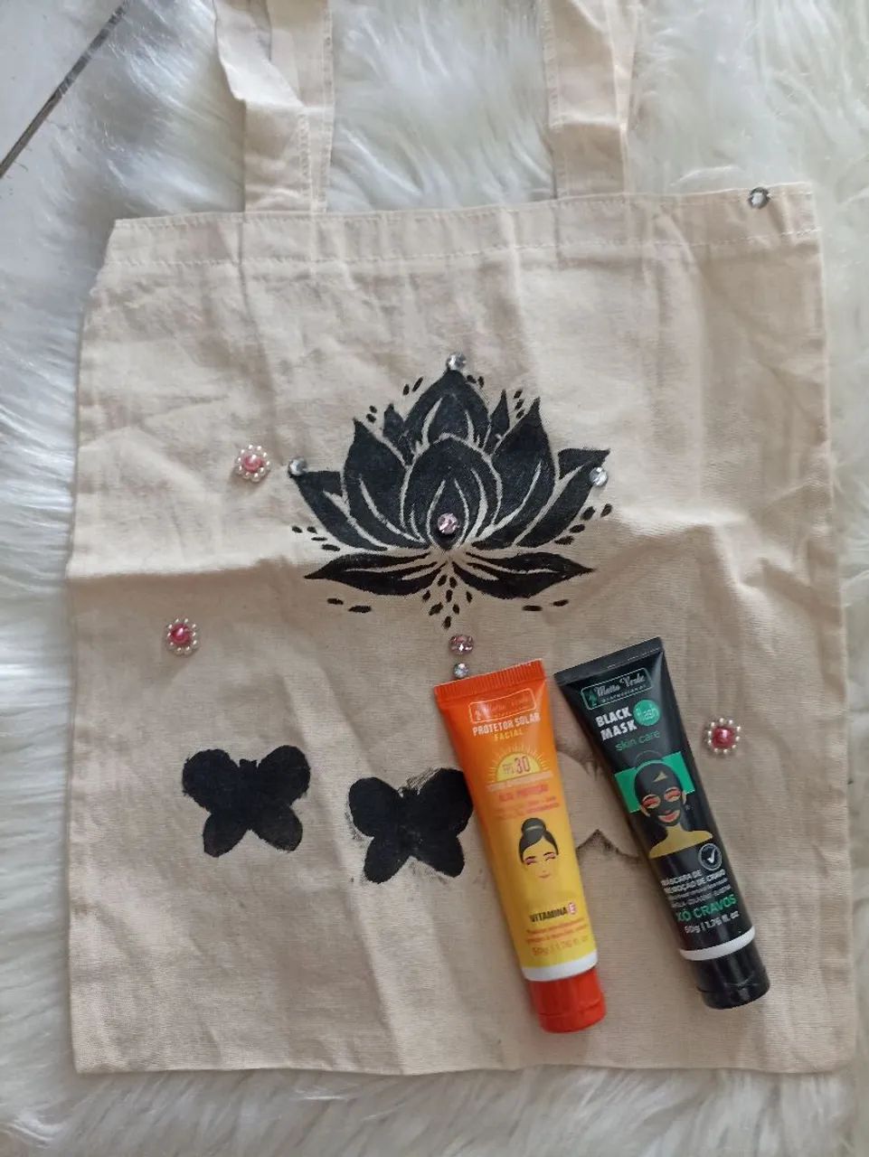 Kit Bolsa eco Bang + Máscara + Protetor solar  - Foto 3