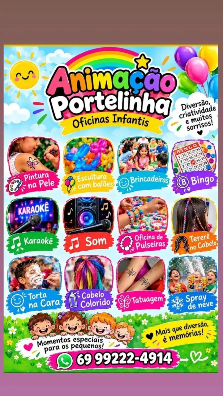 ANIMAÇÃO INFANTIL
