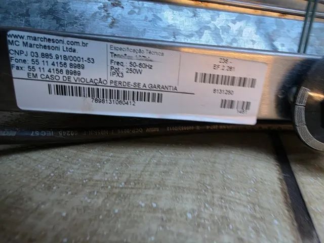 Estufa quente para salgados + 6 bandejas comercio mercearia padaria em geral - Foto 3