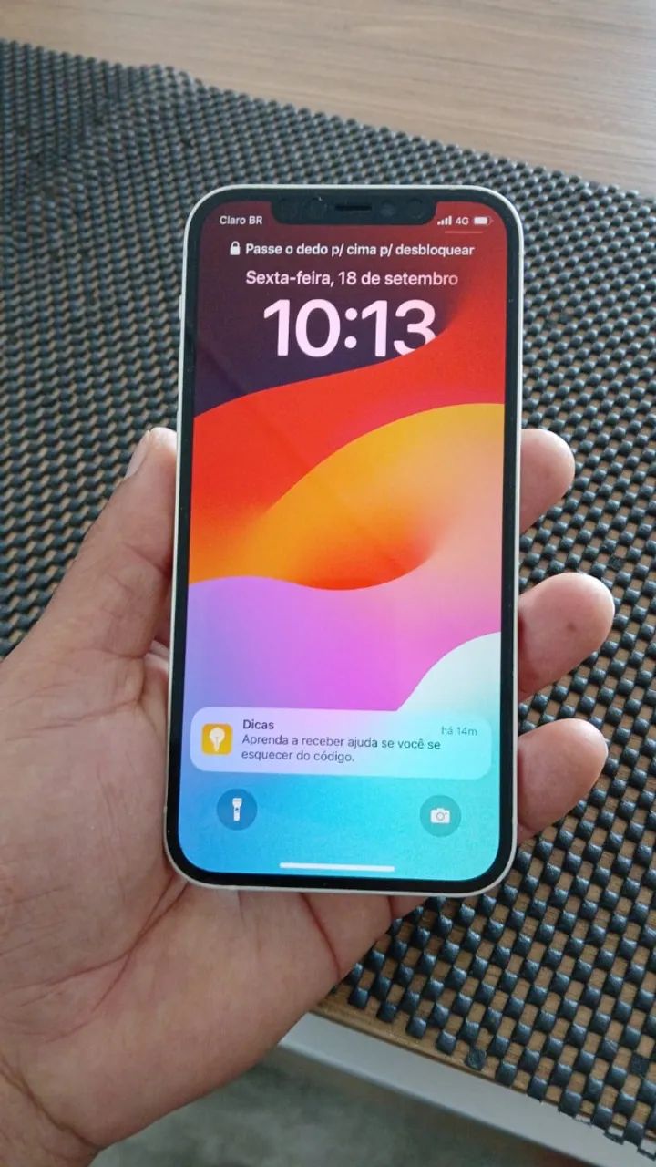 iPhone 12, 256G, Branco, 100% - Foto 2