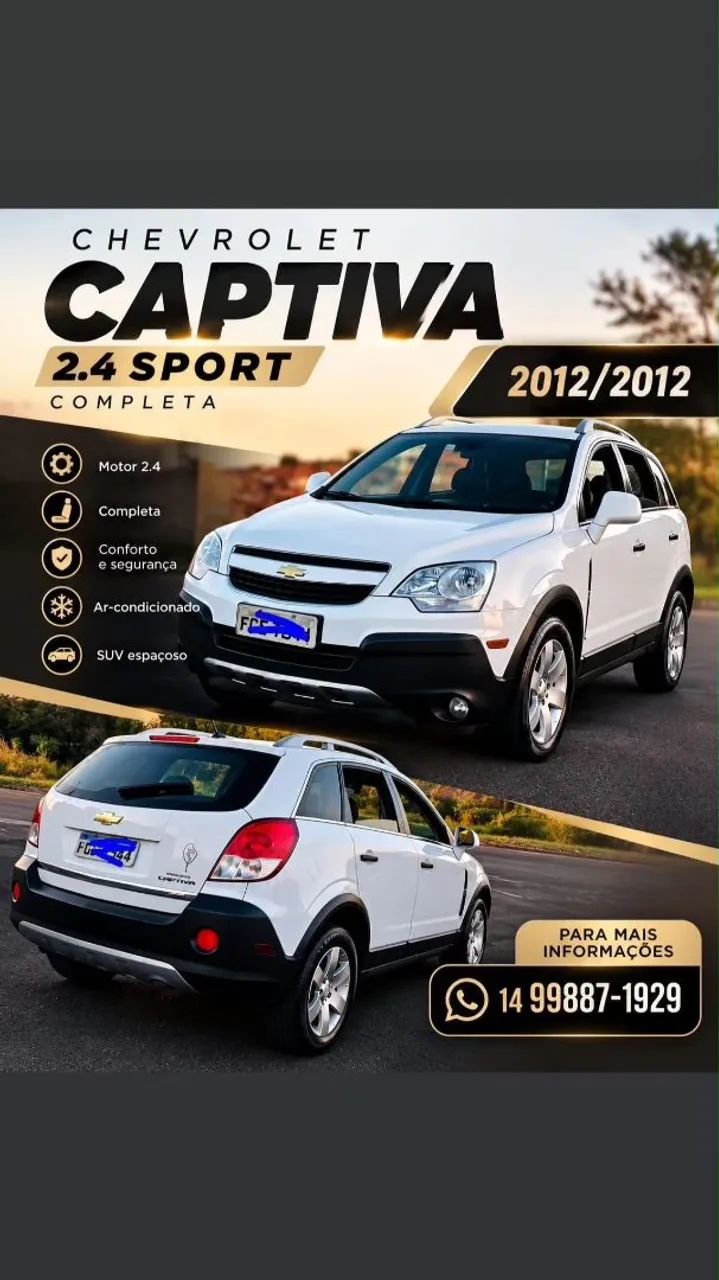 Chevrolet Captiva Sport FWD 2.4 16V 171/185cv 2012