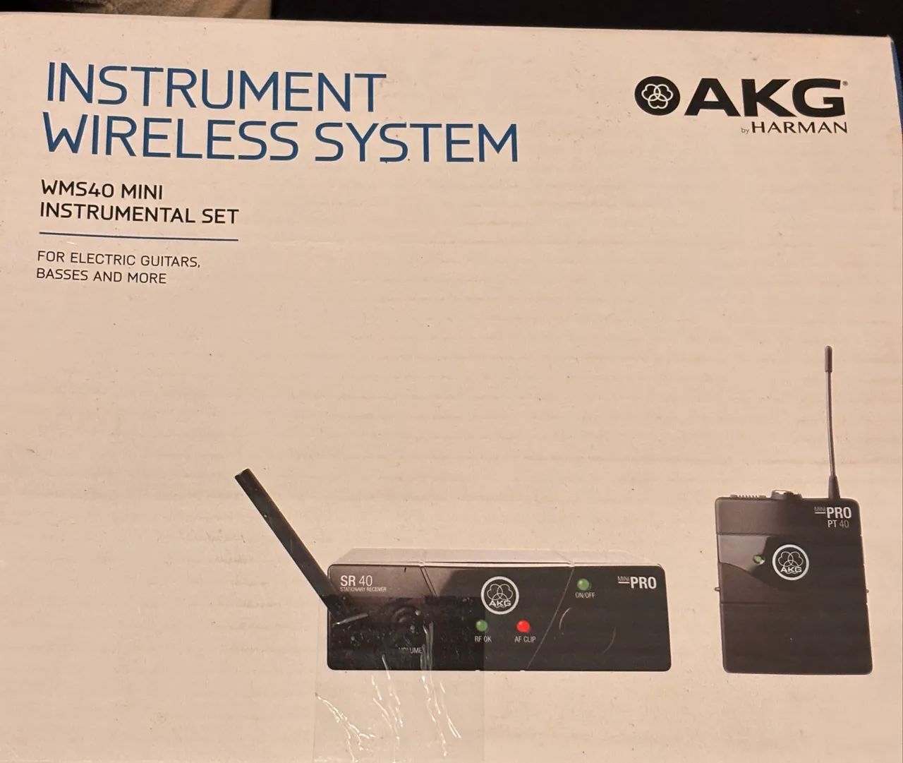 Sistema sem fio AKG wms40 mini