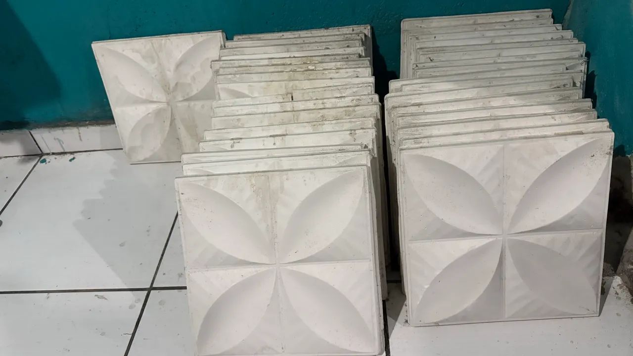 30 Placas de Gesso decorativa 3D  - Foto 2