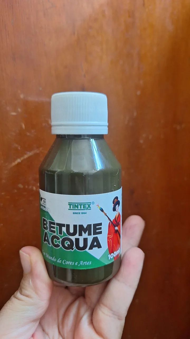 Betume acqua tintex 100ml lacrado PARA ARTESANATO EM GERAL