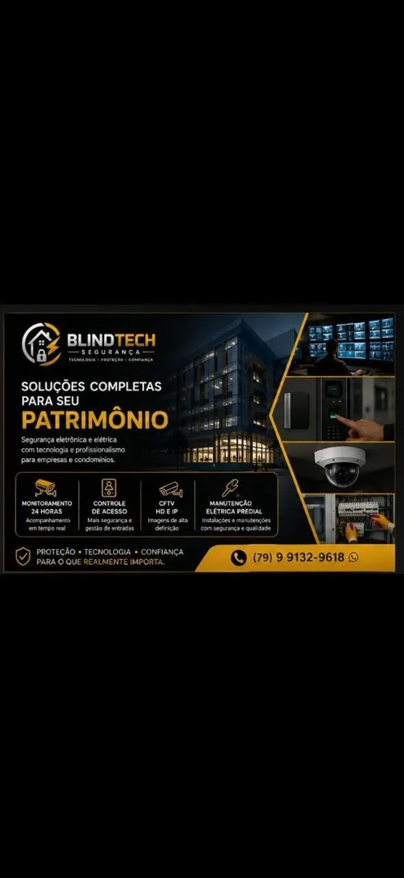 Eletricista e técnico em segurança eletrônica 
