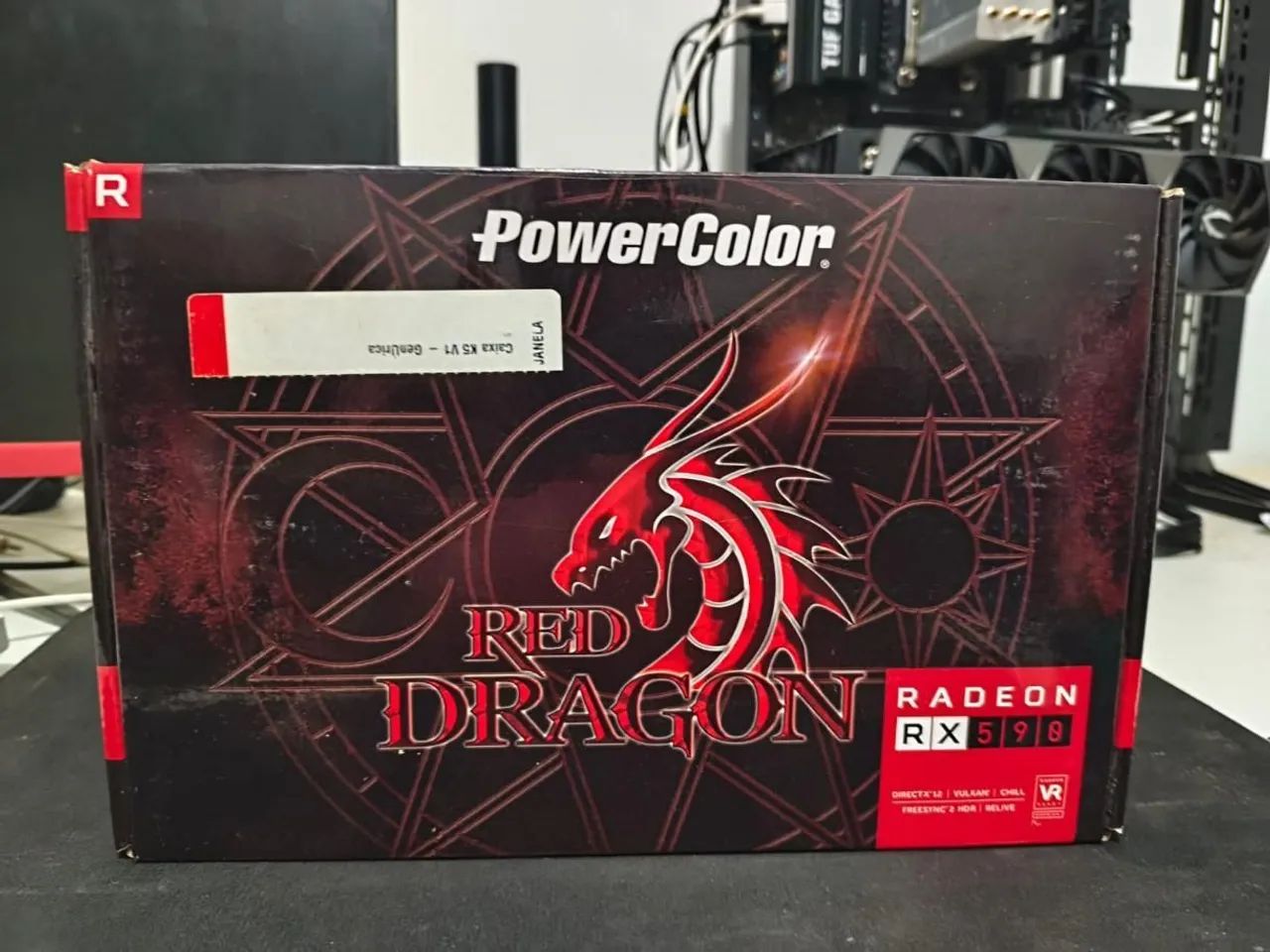 placa de vídeo Rx 590 8gb (não é chinesa)