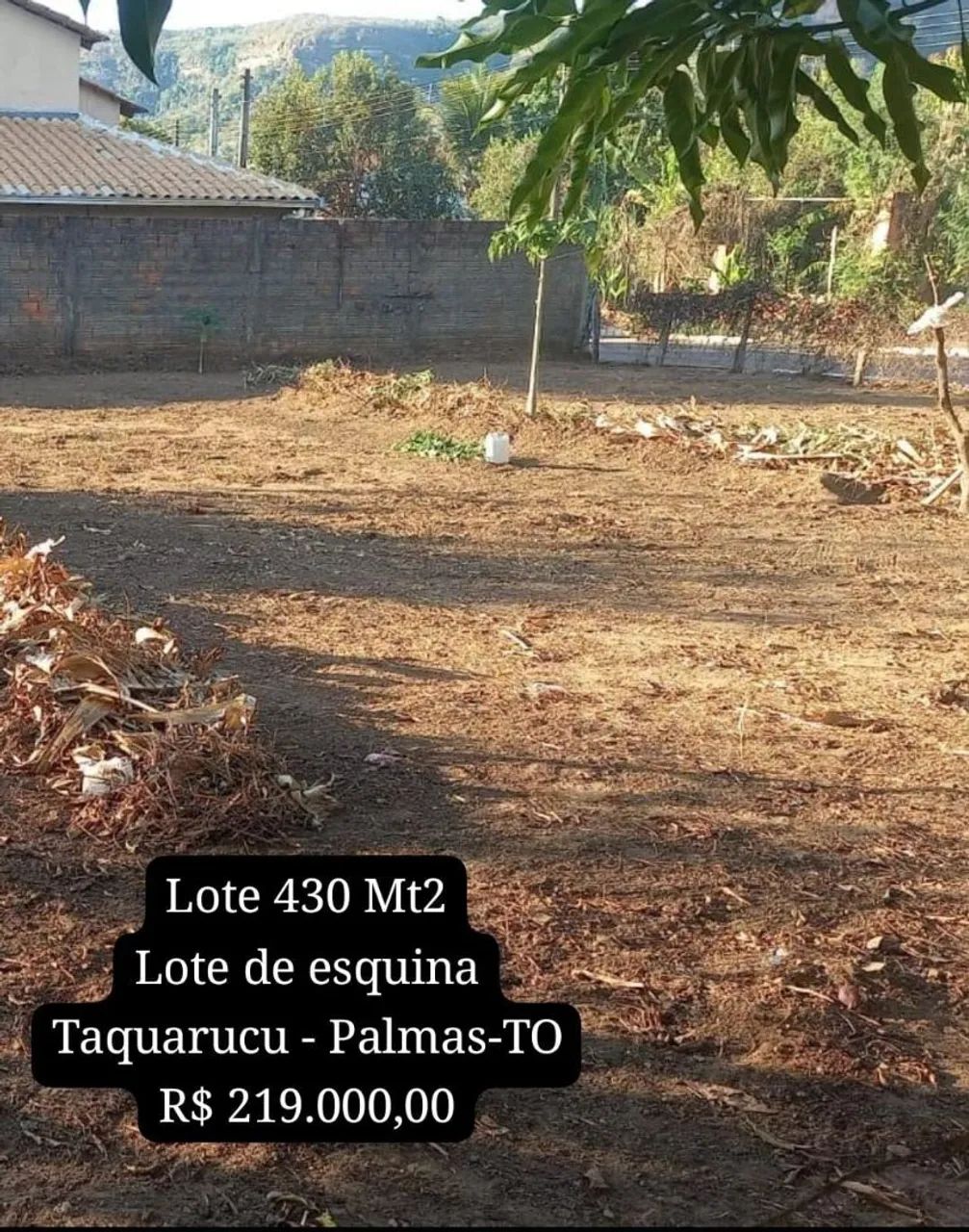 Terreno de esquina 430 M2 Taquaruçu  - Foto 2