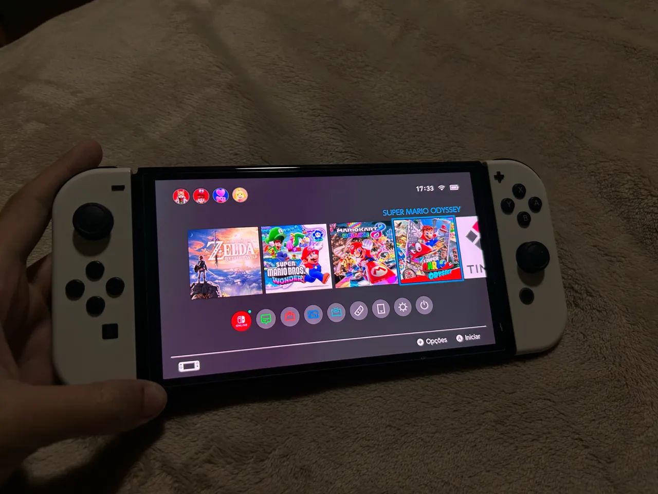     Switch OLED Desbloqueado ? + Dock + Joy-Con + Caixa Original - Foto 5