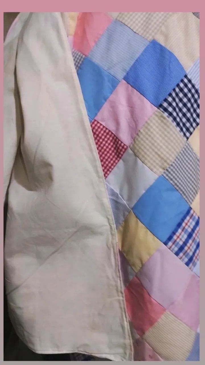 Colcha de retalhos de tecido novo - Foto 2