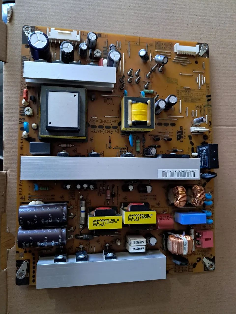 Placa  da fonte tv LG 50PA4500  - Foto 5