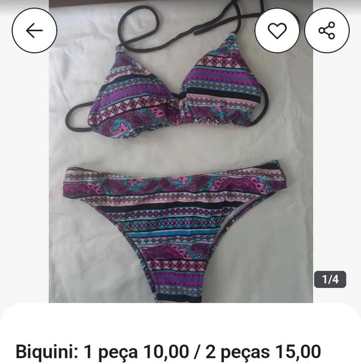 Kit macaquinho e biquinis - Foto 4