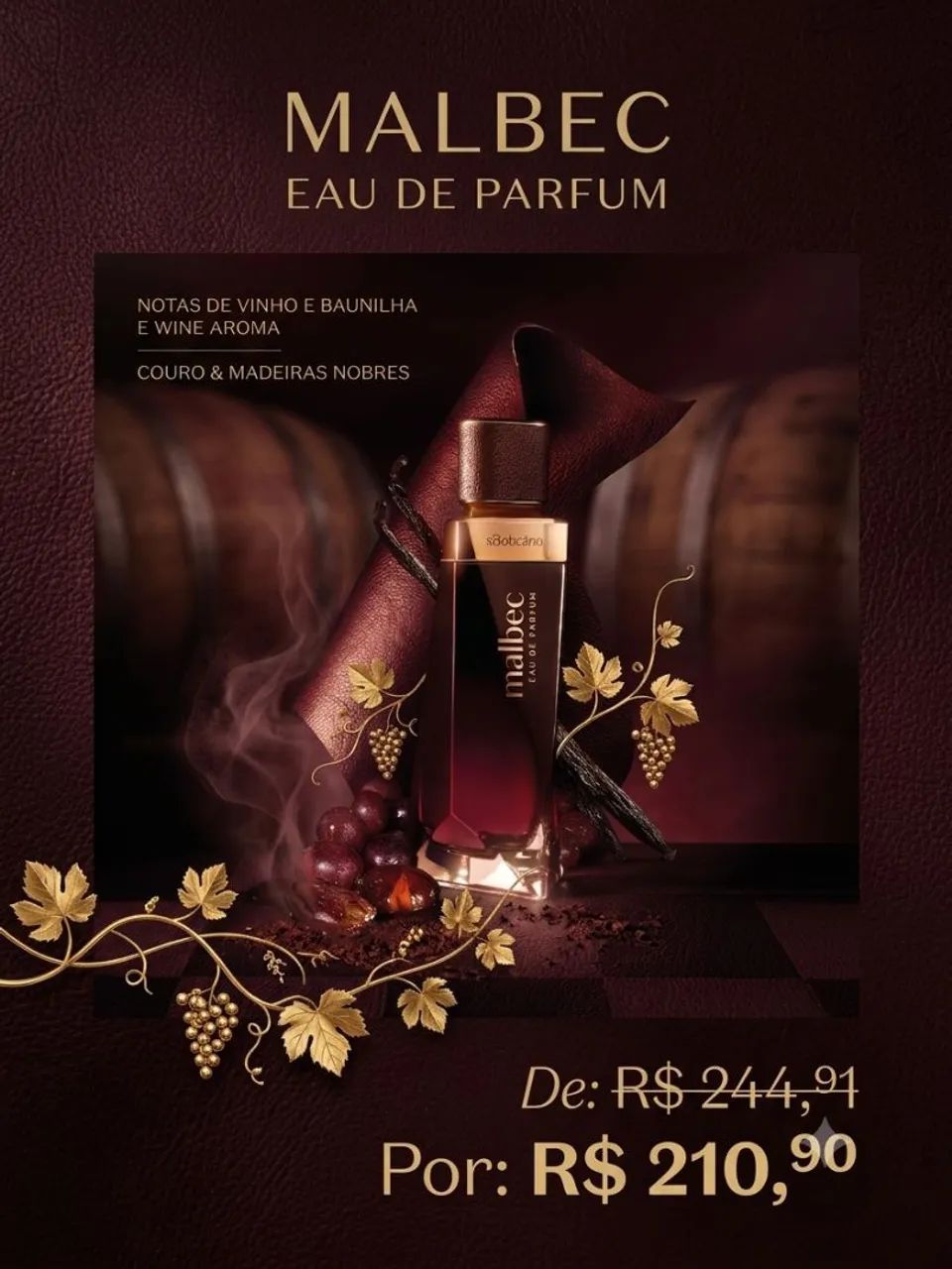 Malbec Eau de Parfum 90ml - O Boticário
