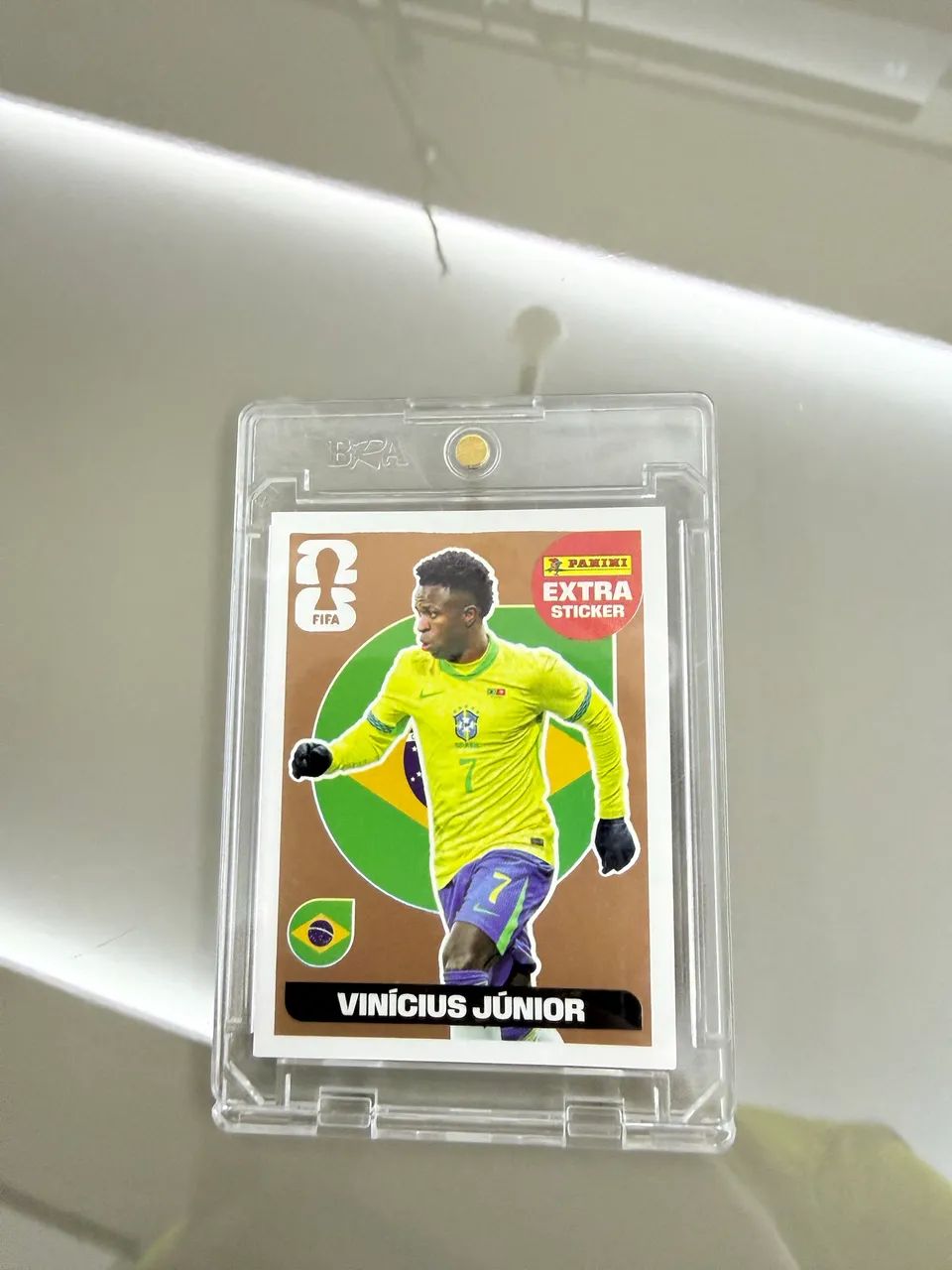 Vinícius Júnior BRONZE - Figurinha Rara Panini Extra Sticker Copa 2026 - Foto 2