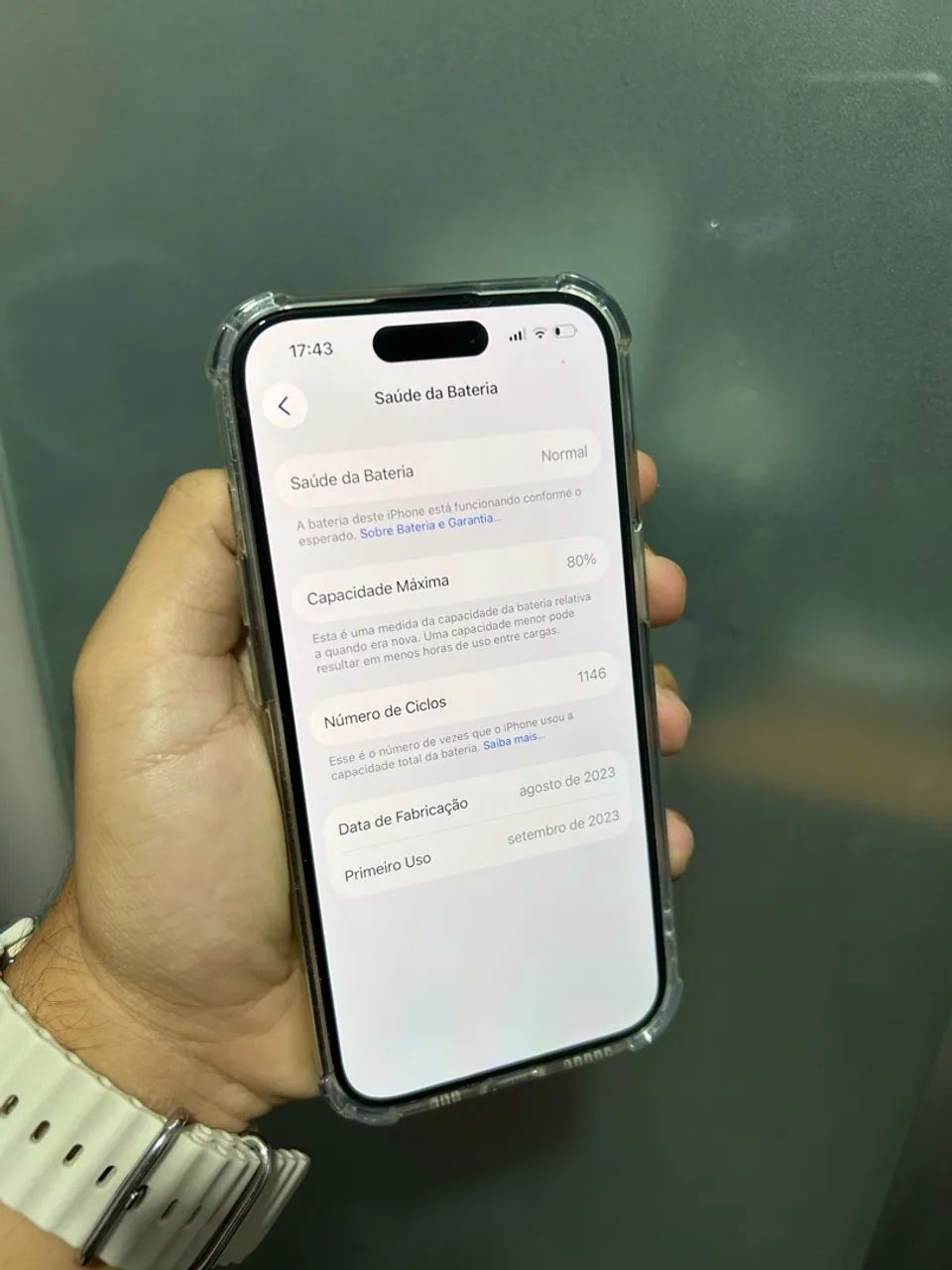 iPhone 15 Black 128 GB E-Sim - Foto 2