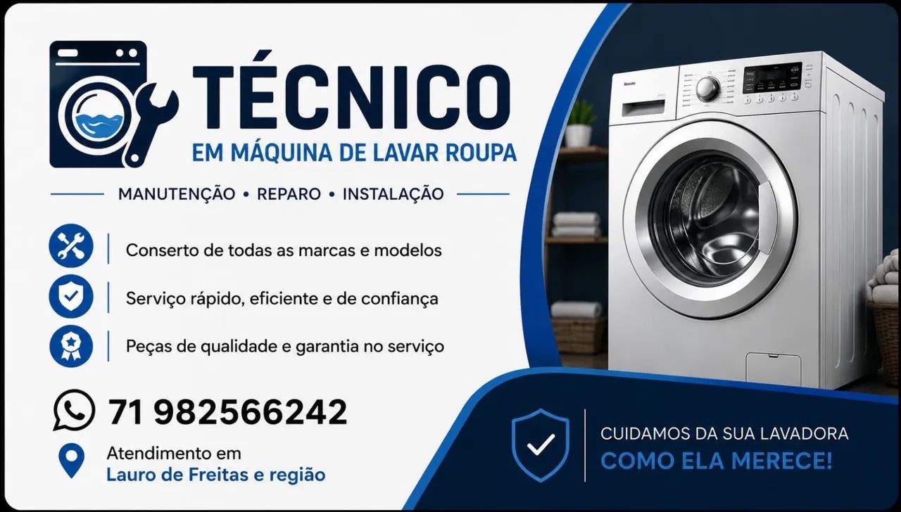 Conserto máquina de lavar roupa