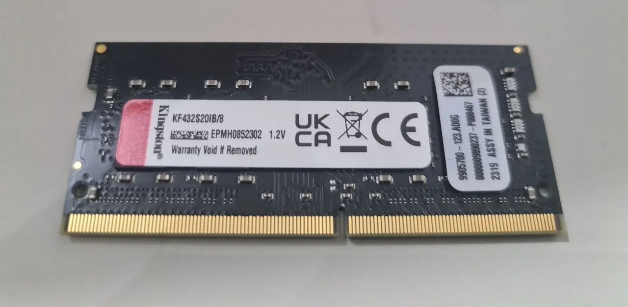 Memoria RAM DDR4 de Notebook Kingston FURY Impact de 8GB 3200mhz - Foto 2