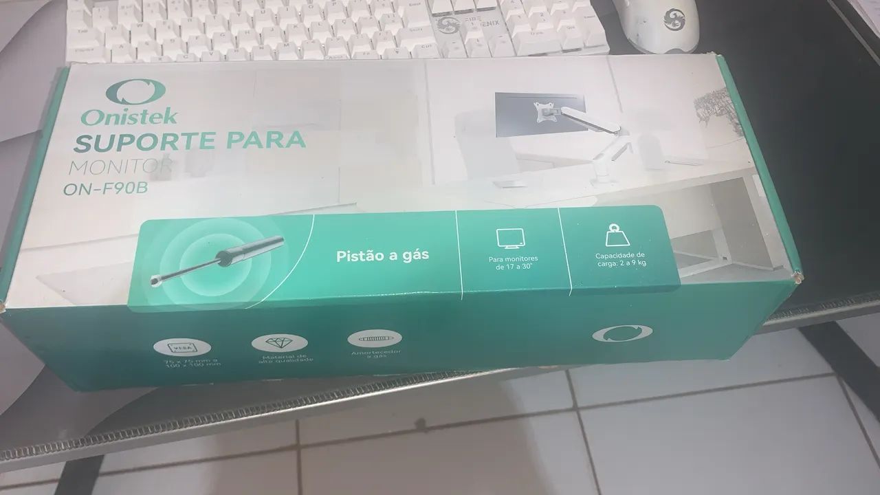 Monitor e suporte à venda valor 250 reais - Foto 3