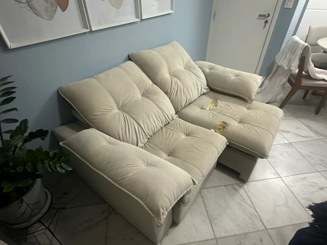 Sofá retrátil 180 cm - Muito confortável