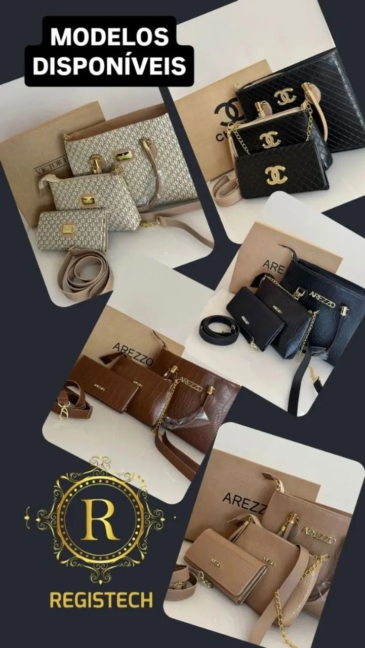 Bolsa kit com 3