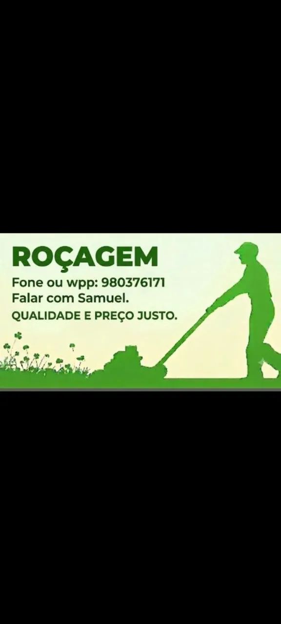 Roçador/ Roçagem.